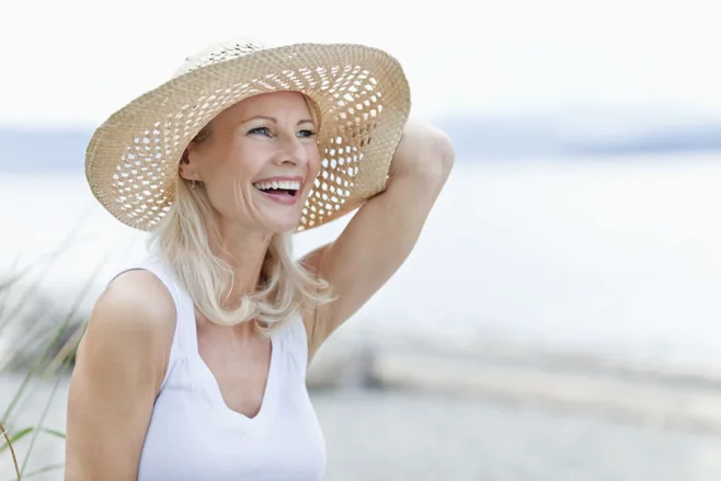 Older woman smiling. alert1 medical alert system Older woman smiling. alert1 medical alert system